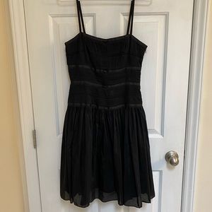 White House Black Market Party Dress, Drop Waist, Spaghetti Straps - Size 4